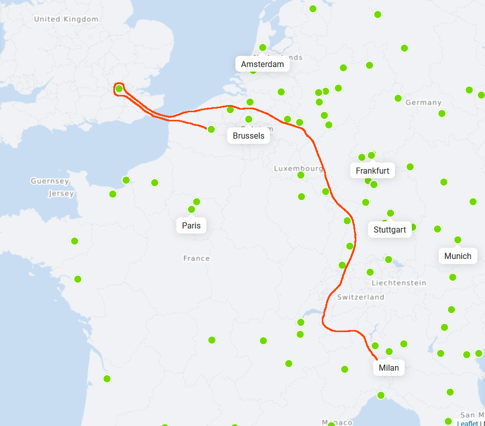 Dall’Oltrepò pavese a Londra in bici, attraversando l’Europa