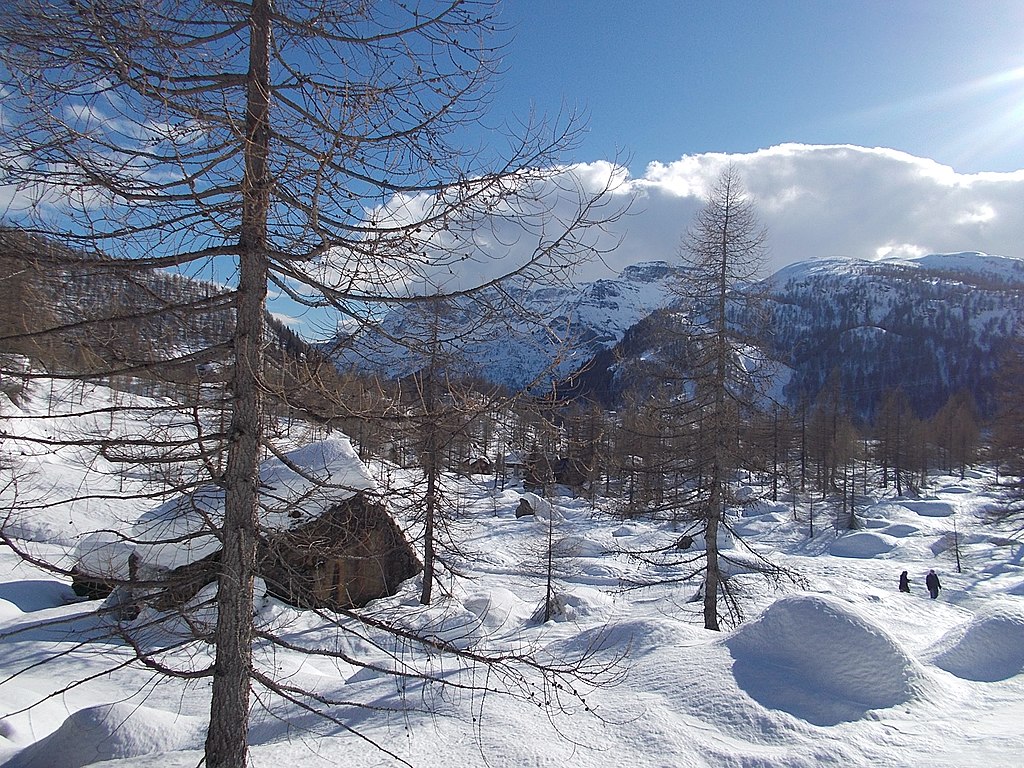 facili itinerari con le ciaspole in Piemonte