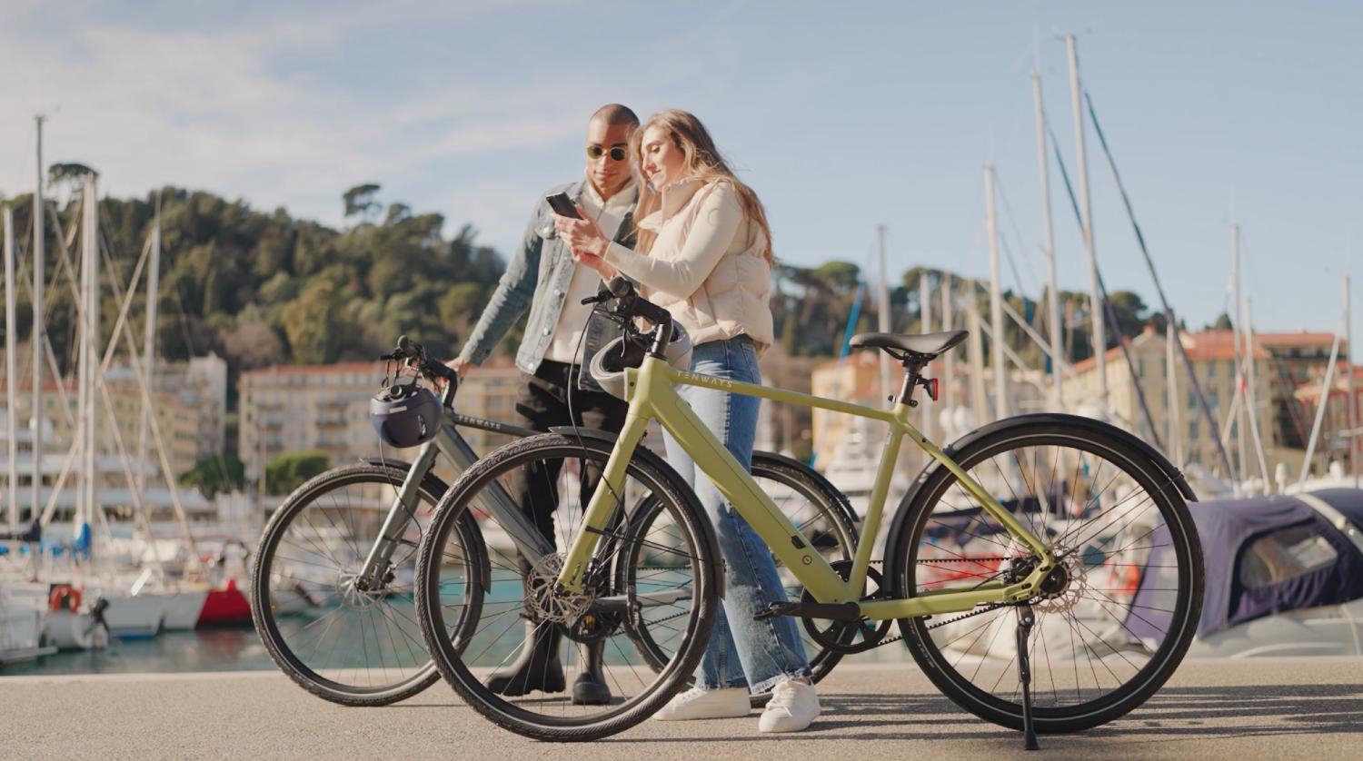 Tenways CGO600 Pro Light and comfortable unisex ebike Breaking