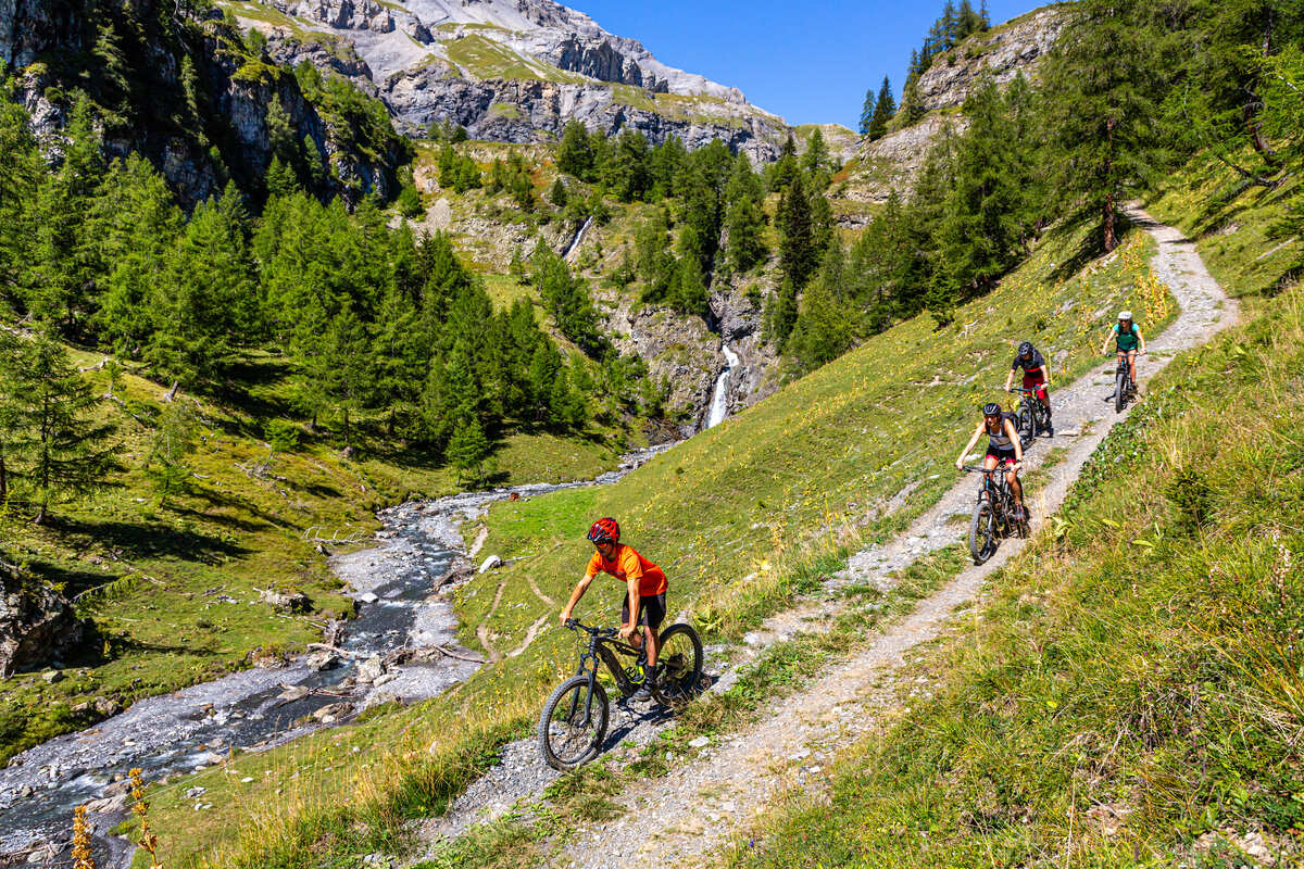 In bici a Crans Montana, in tutte le sue declinazioni