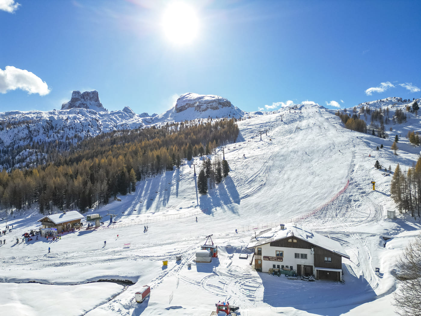 Cortina d’Ampezzo: al Col Gallina si scia dall’11 novembre