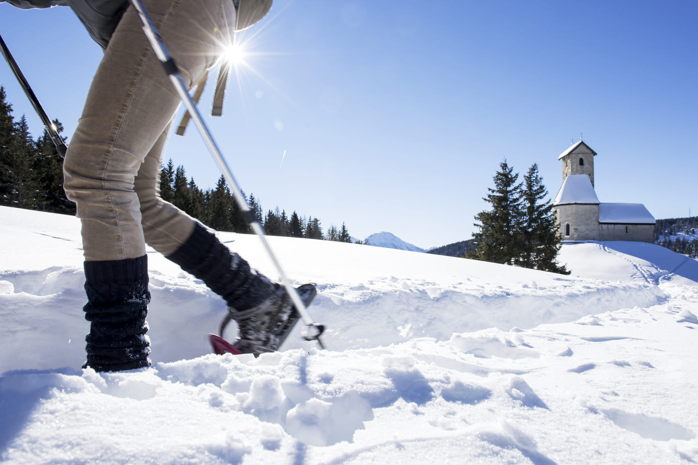 Lana in Alto Adige: l'inverno magico della natura di Monte San Vigilio