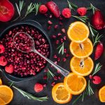 Agrumi e i frutti di bosco