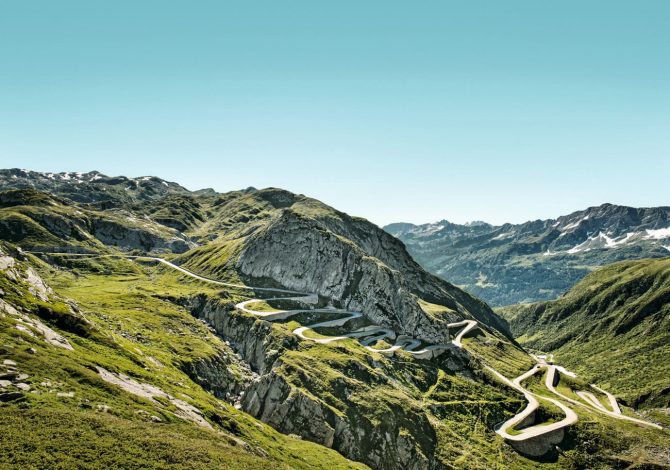 Passi alpini del Ticino in bicicletta