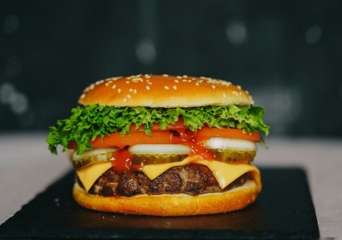 hamburger al sangue