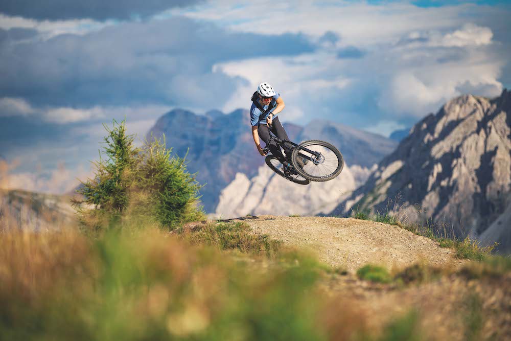 Test de vélos au Bike Park Plan de Corones