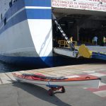 Imbarco con carrello