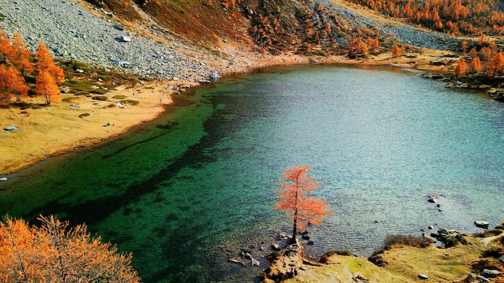Escursioni autunnali al Lago d'Arpy