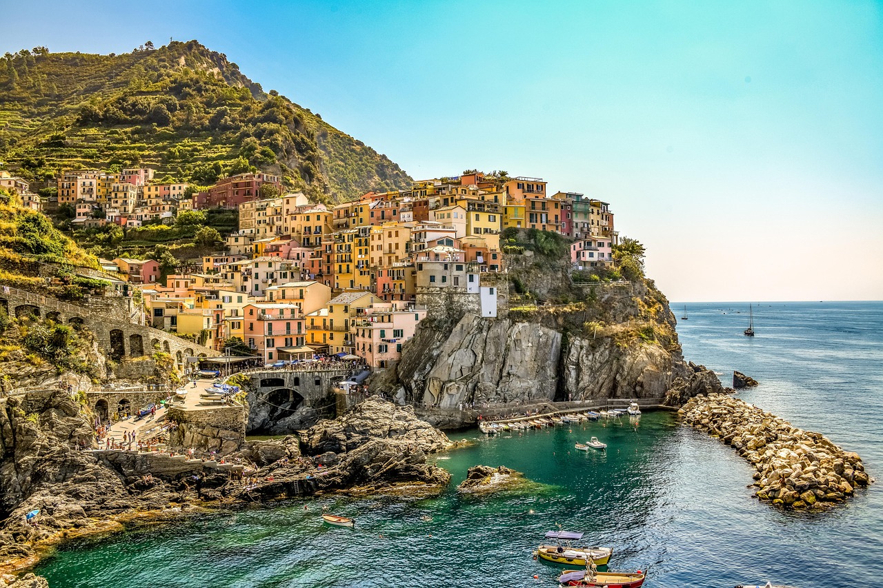 Manarola, borgo colorato Liguria