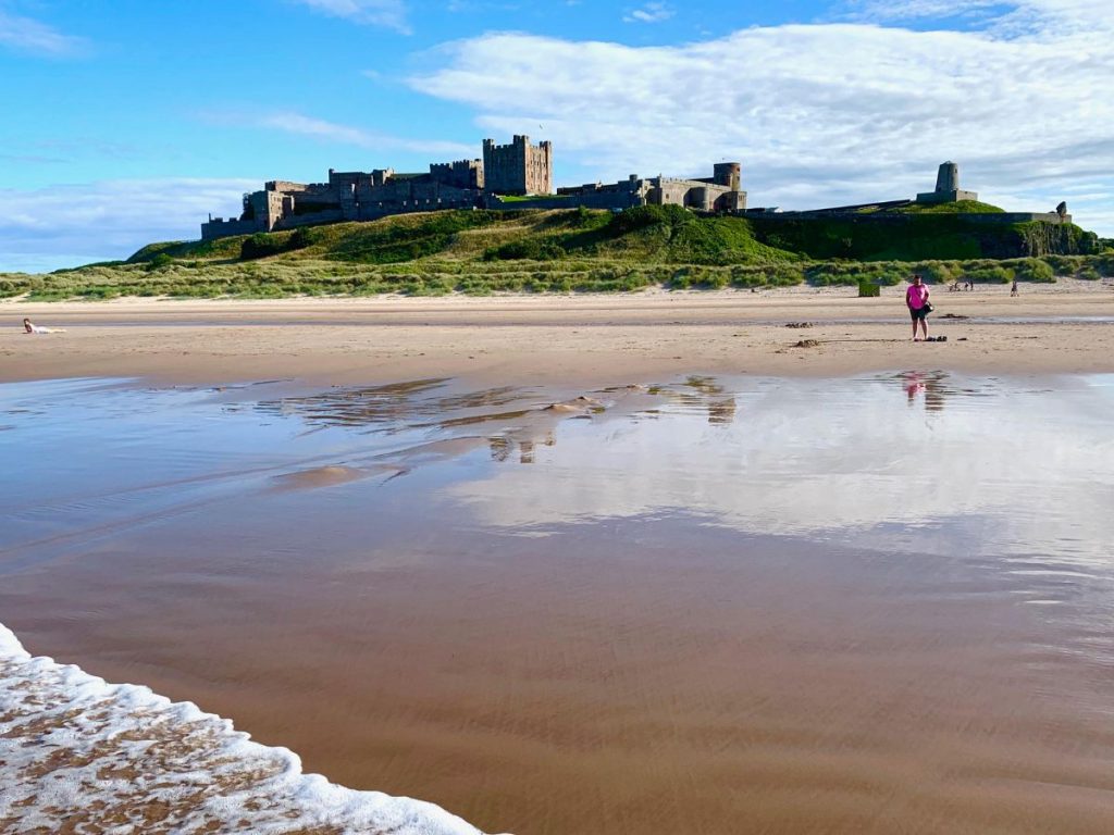 Bamburgh Castle Beach, Inghilterra