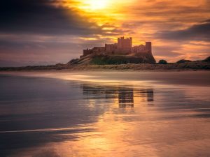 Castello di Bamburgh, Inghilterre