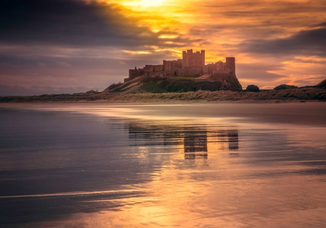 Castello di Bamburgh, Inghilterre
