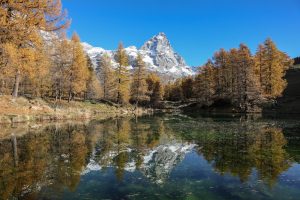 VALLE D_AOSTA-Lago Blu e Cervino autunno (foto Enrico Romanzi)-3118