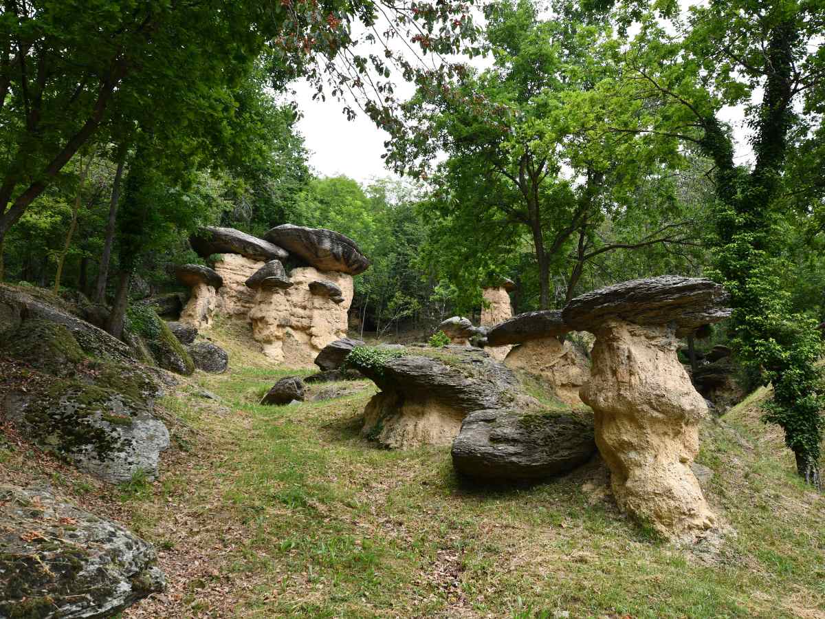 Funghi di pietra, Piemonte