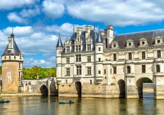 Castello di Chenonceau in inverno