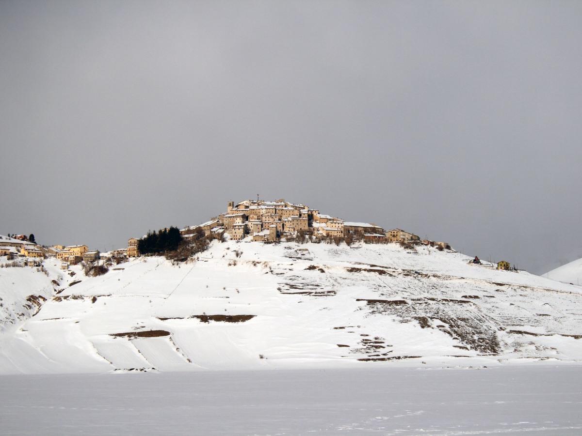 Castelluccio di Norcia in inverno