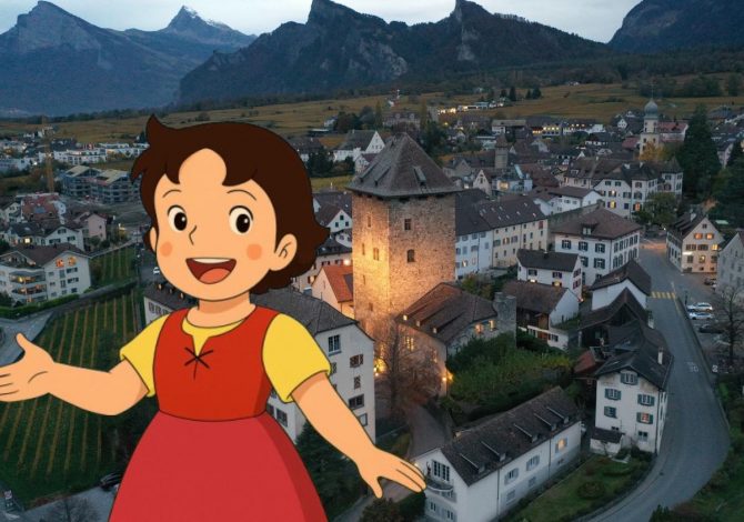 Maienfeld e Heidi, Svizzera