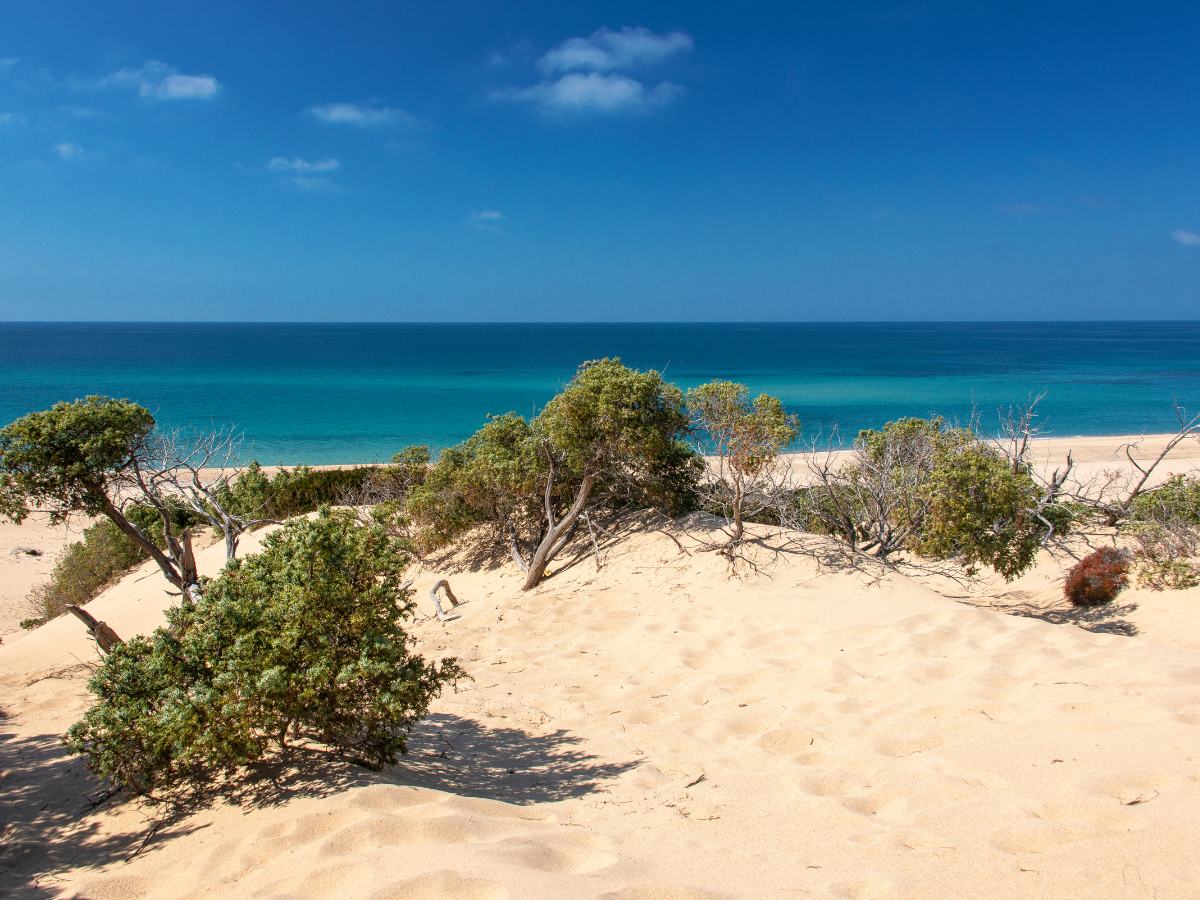 Il mare che accarezza le Dune di Piscinas
