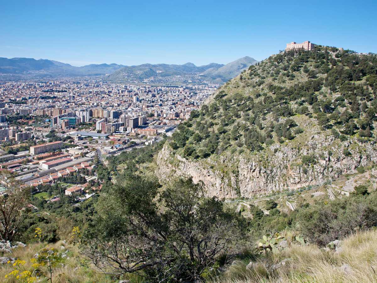 Palermo vista dal Castello Utveggio