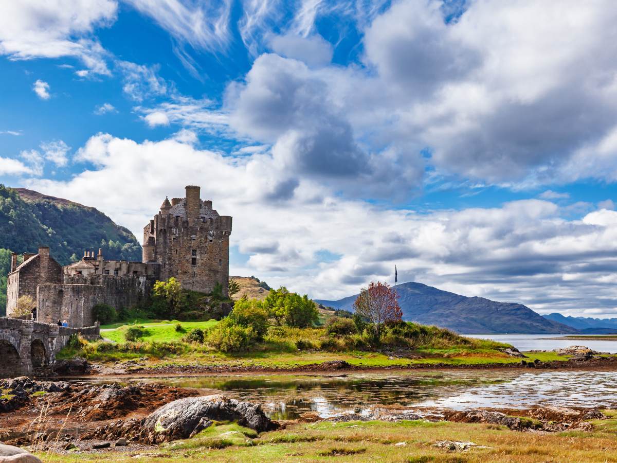Il paesaggio del Castello di Eilean Donan