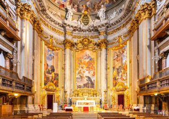 Interno Chiesa di Sant'Ignazio di Loyola, Roma