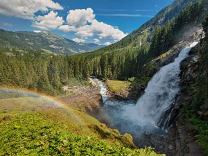 Cascate più belle d'Europa in primavera