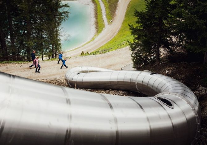 Valle dello Stubai slittino su rotaia e scivoli per bambini