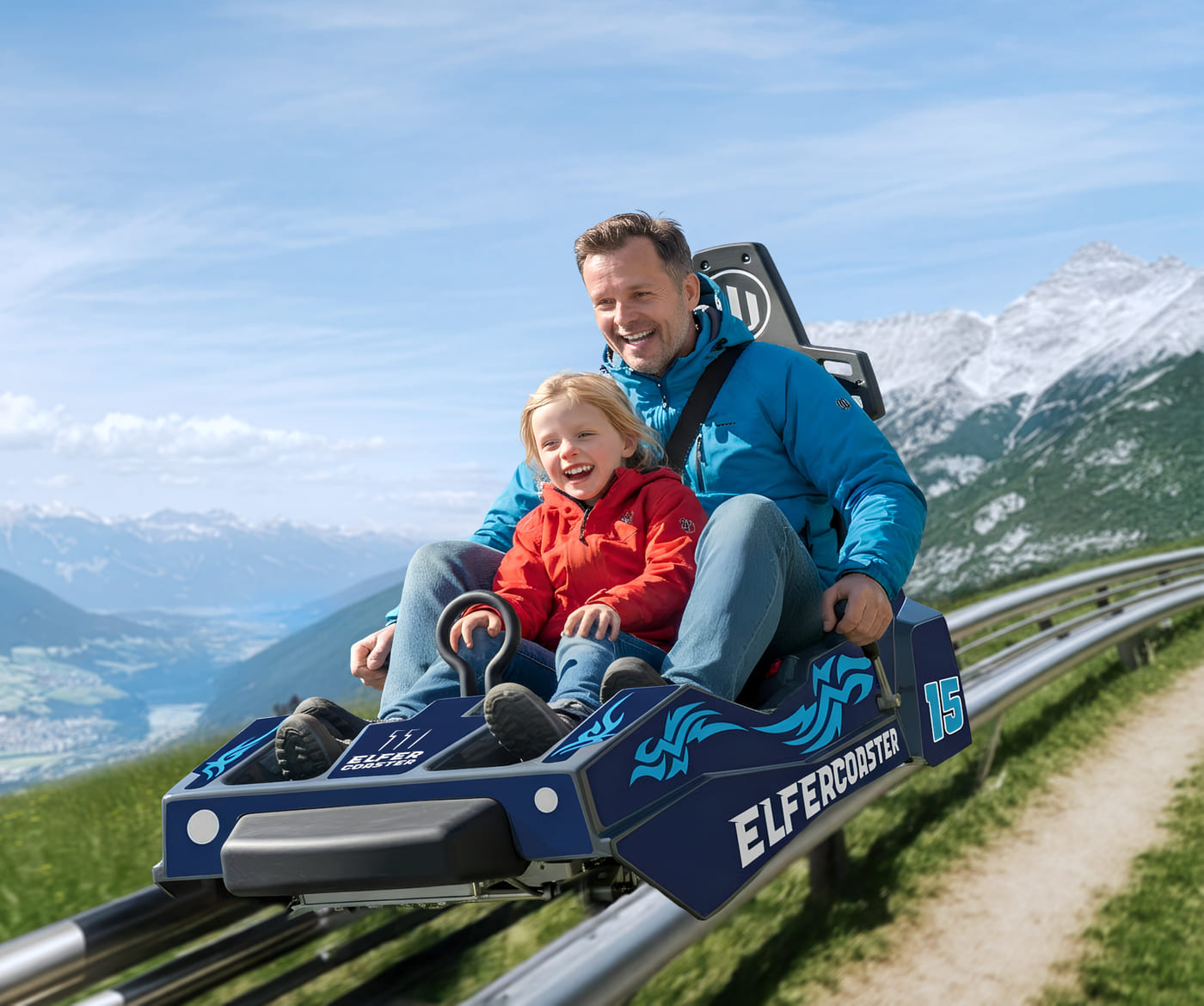 Valle dello Stubai slittino su rotaia e scivoli per bambini