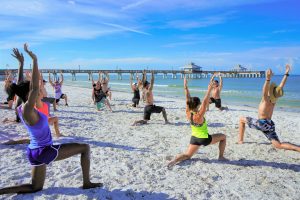 Workout in spiaggia