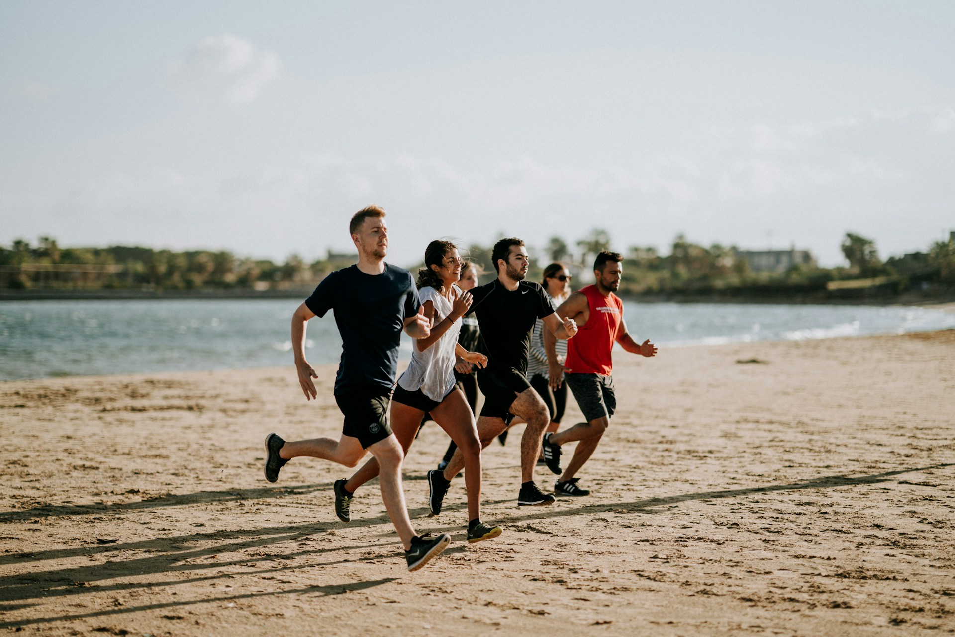 Workout in spiaggia