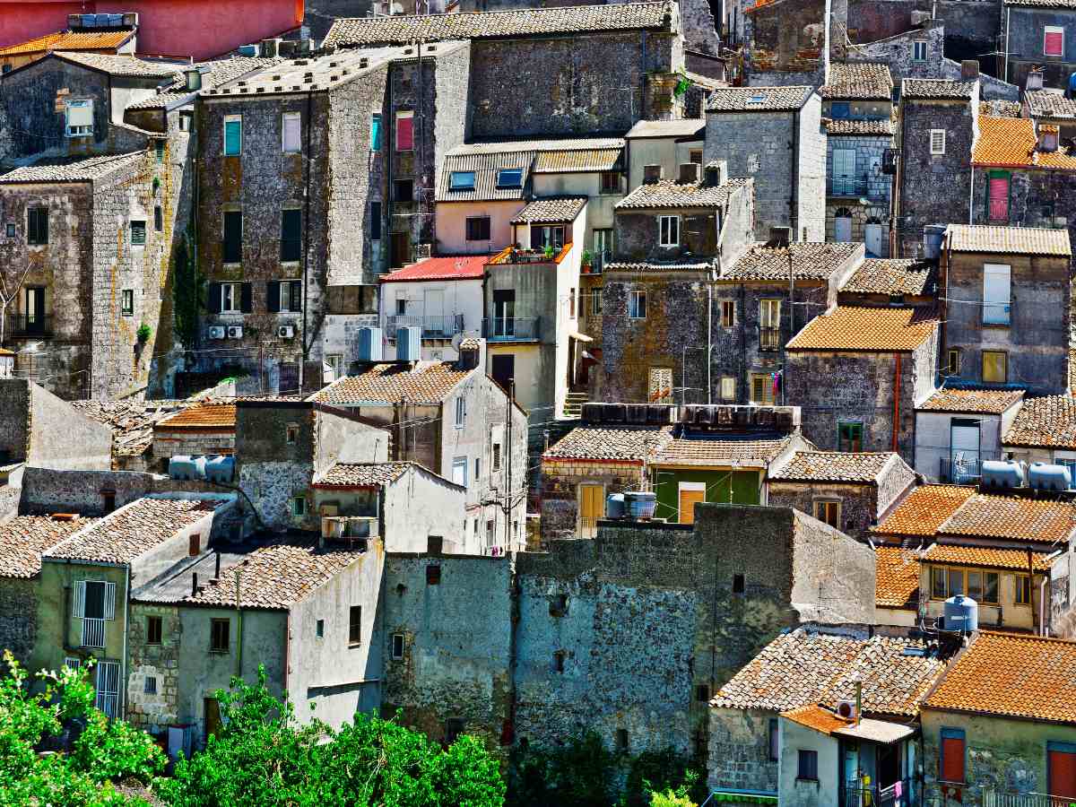 Borgo di Mussomeli in Sicilia