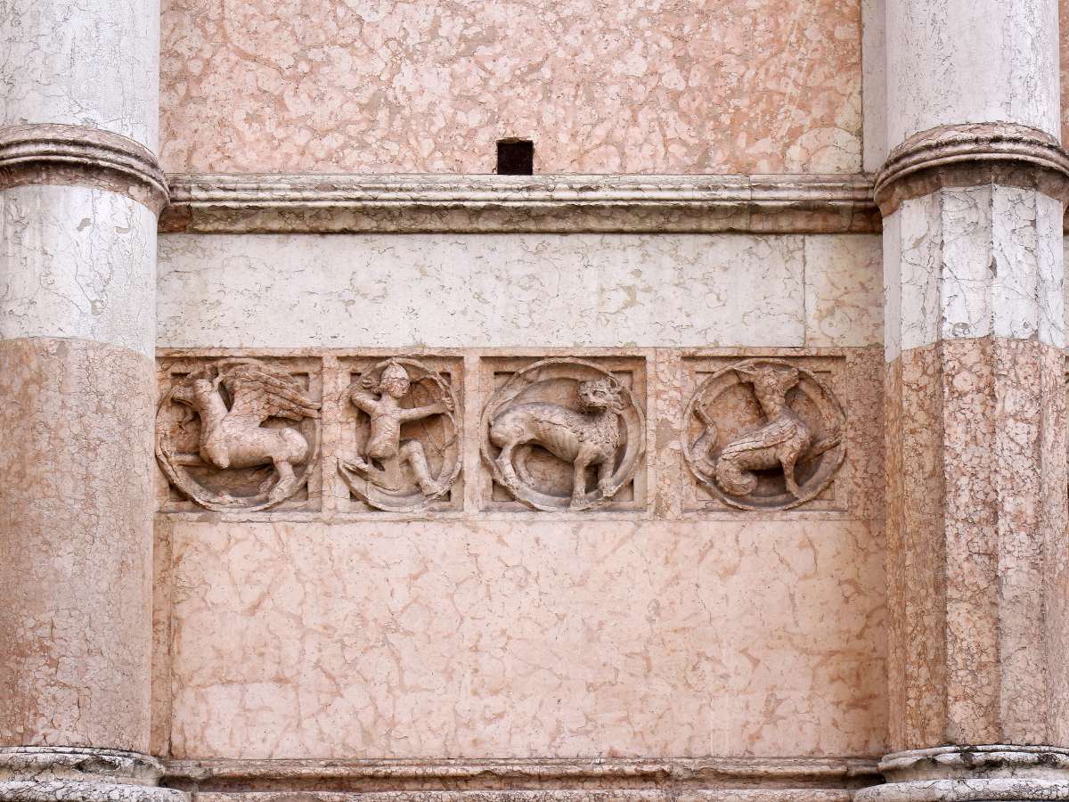 Dettagli Battistero di Parma, Emilia Romagna