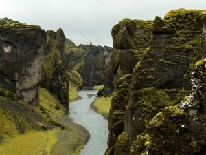 Fjaðrárgljúfur, Islanda