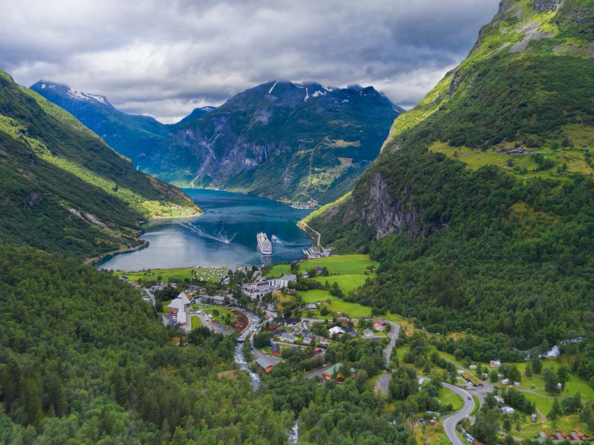 Il villaggio di Geiranger