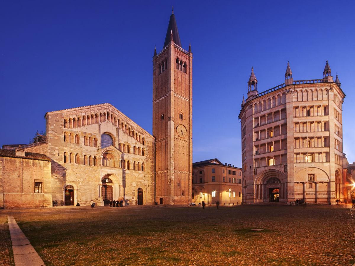 Piazza Duomo a Parma