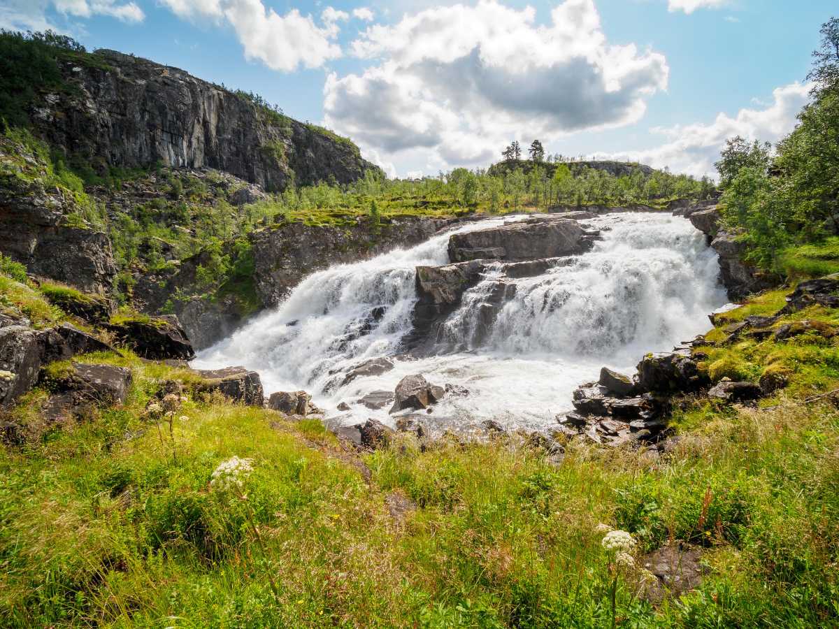 Secondo salto della Vøringfossen