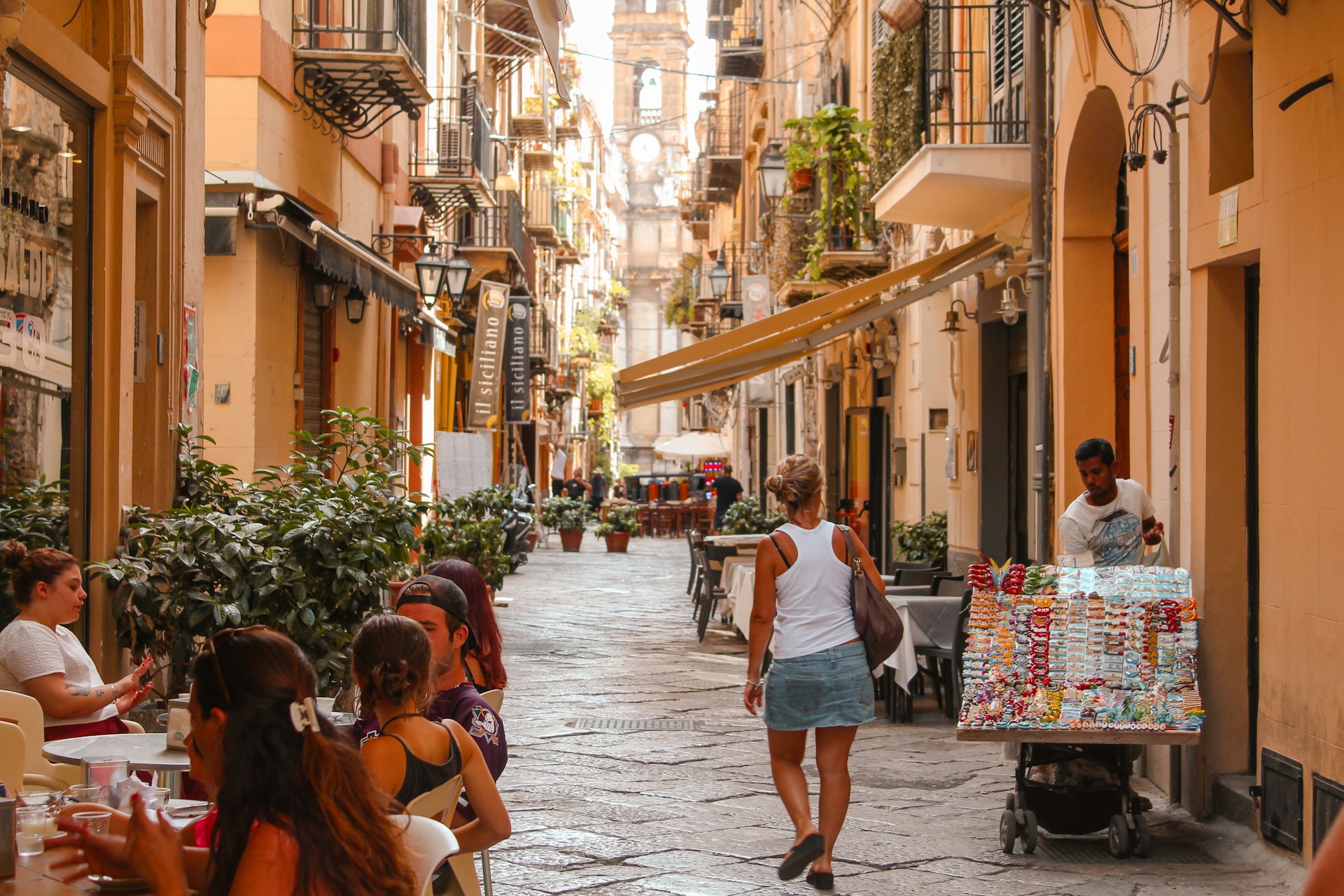 camminare con il caldo