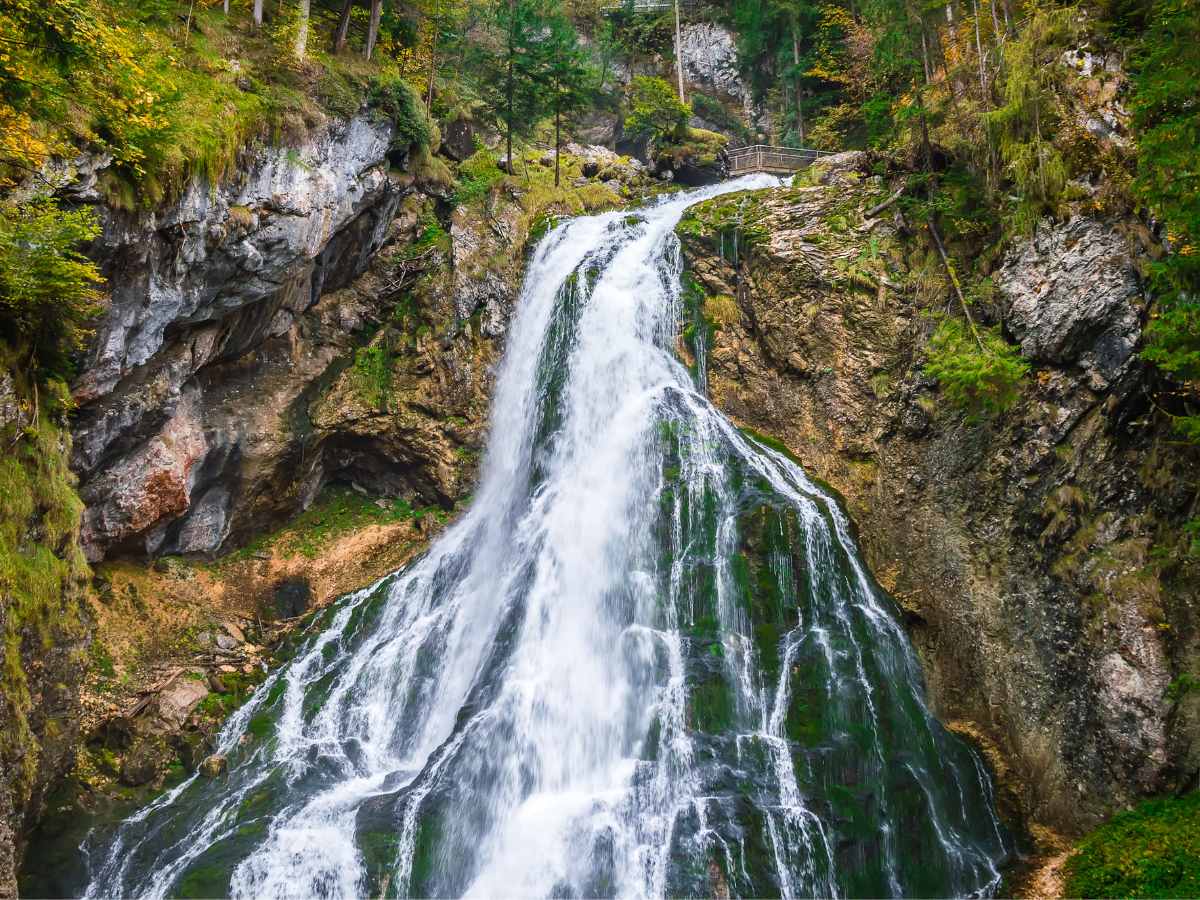 Le imponenti Cascate di Golling