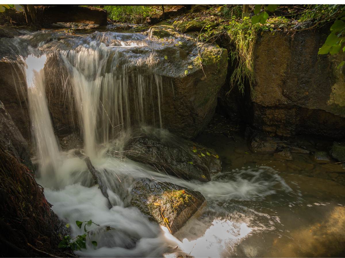 Cascate di Monte Gelato dall'alto, Lazio
