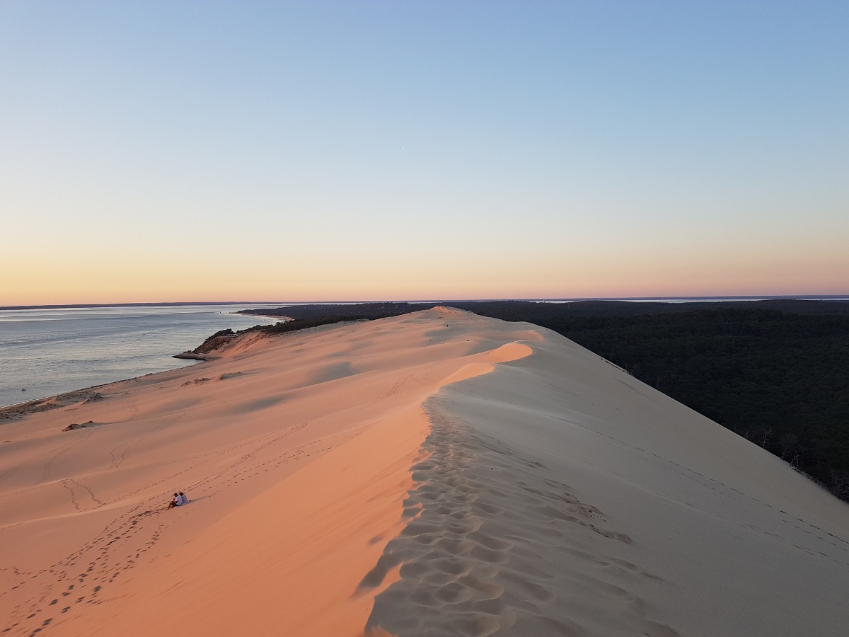 Tramonto alla Duna di Pilat