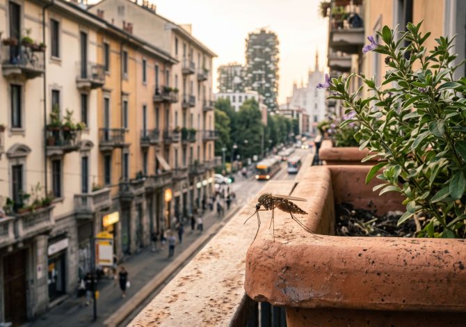zanzare in città