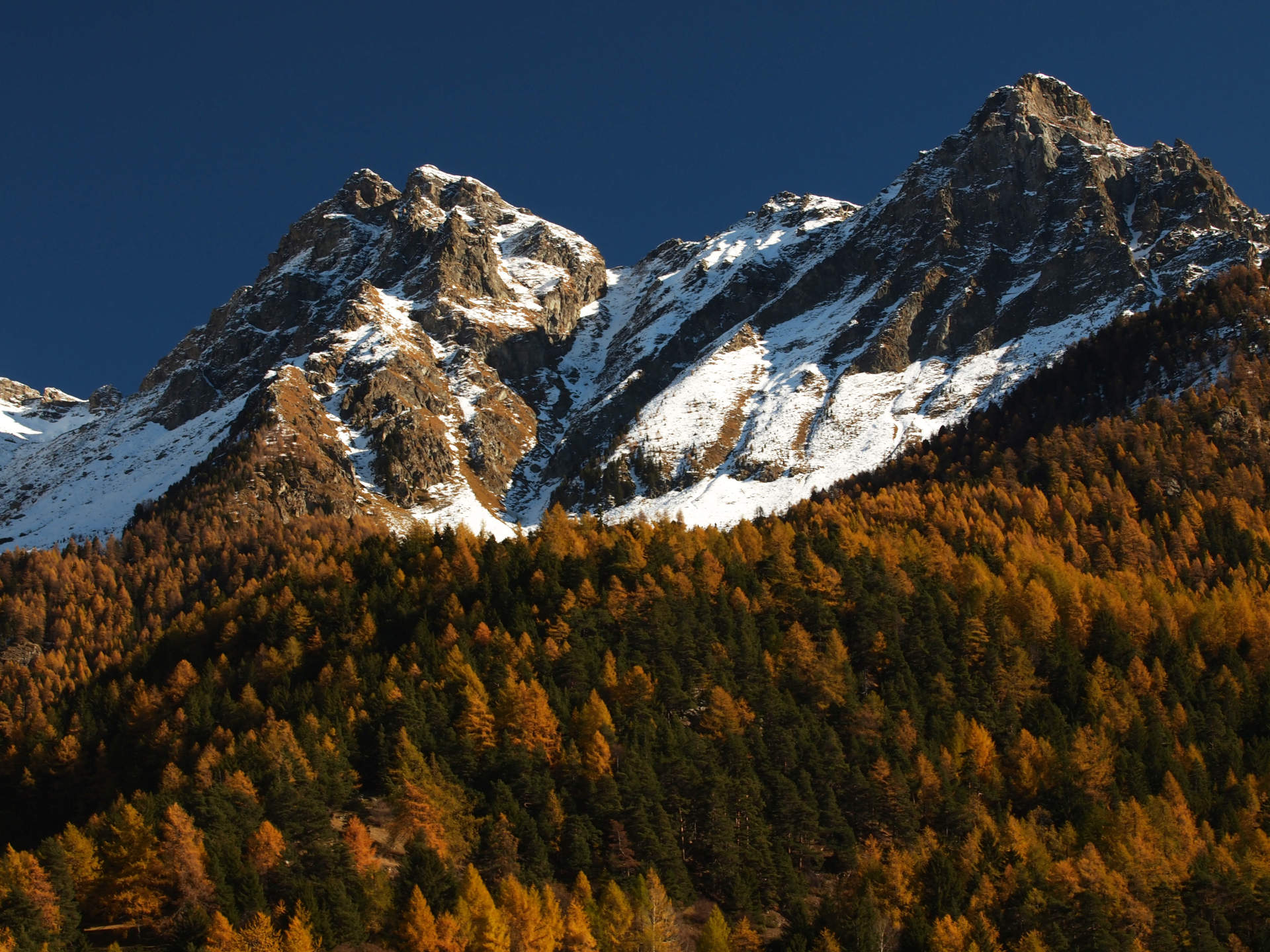 Monte Rosa l'autunno ha già i colori del foliage