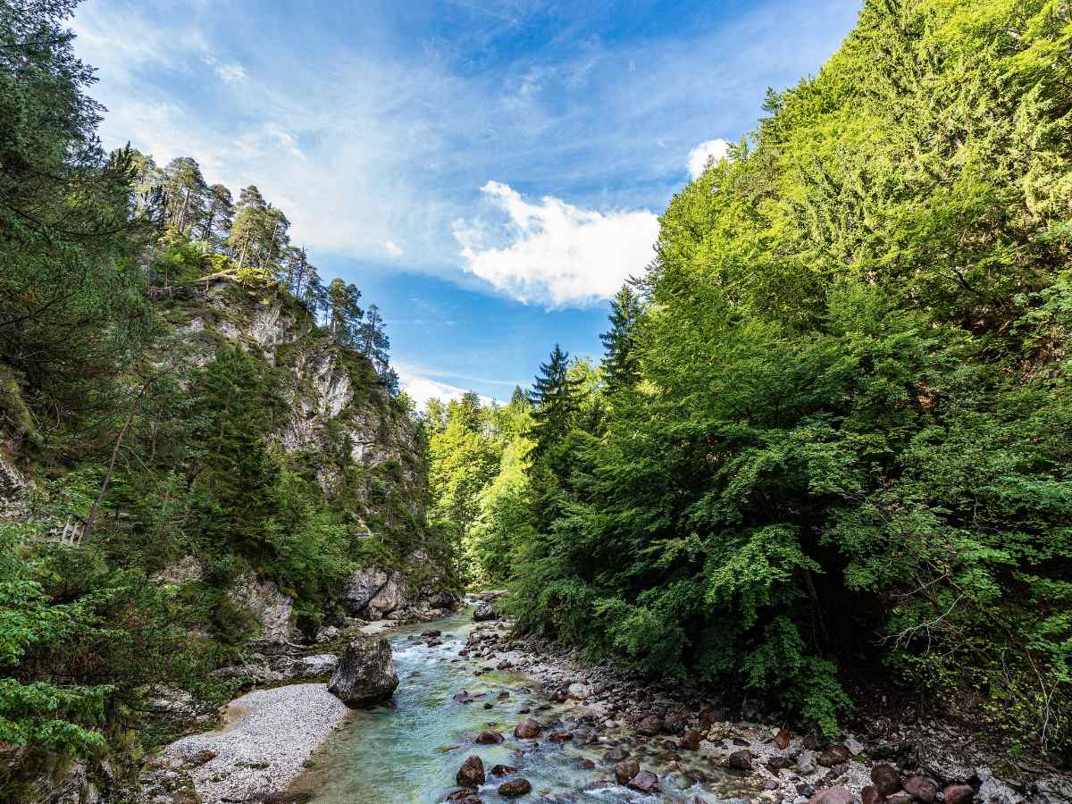 Il bellissimo canyon dello Slizza