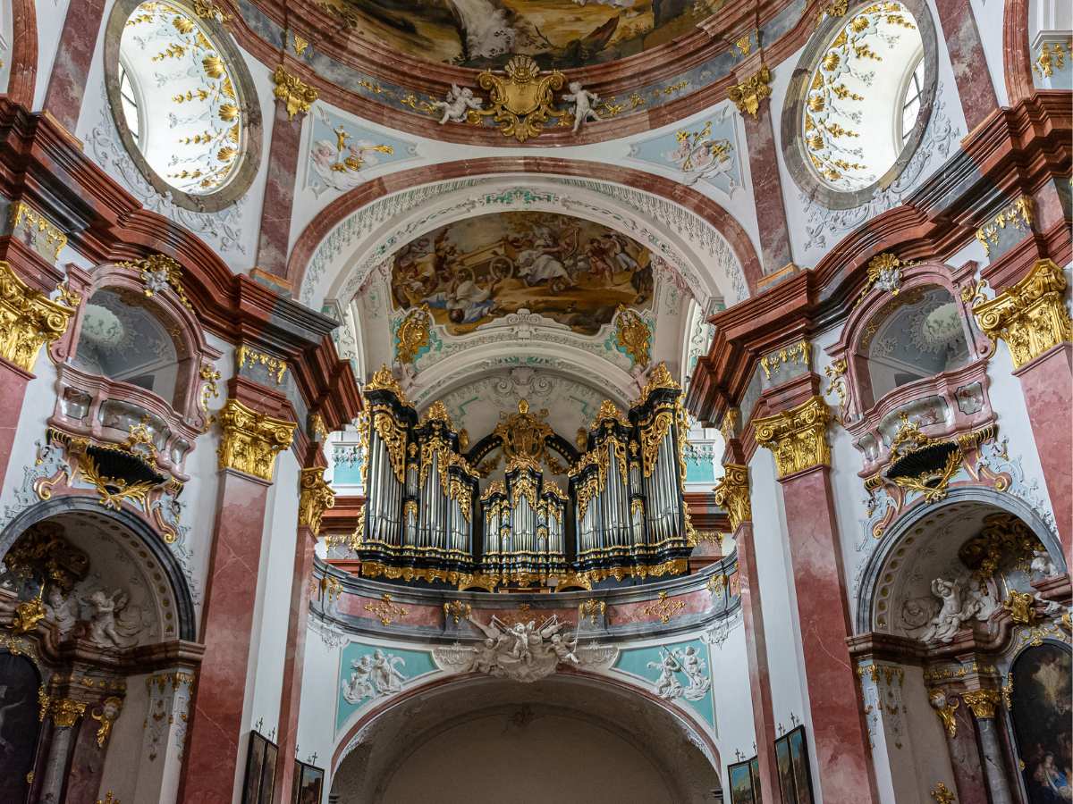 Interno Abbazia di Altenburg, Austria