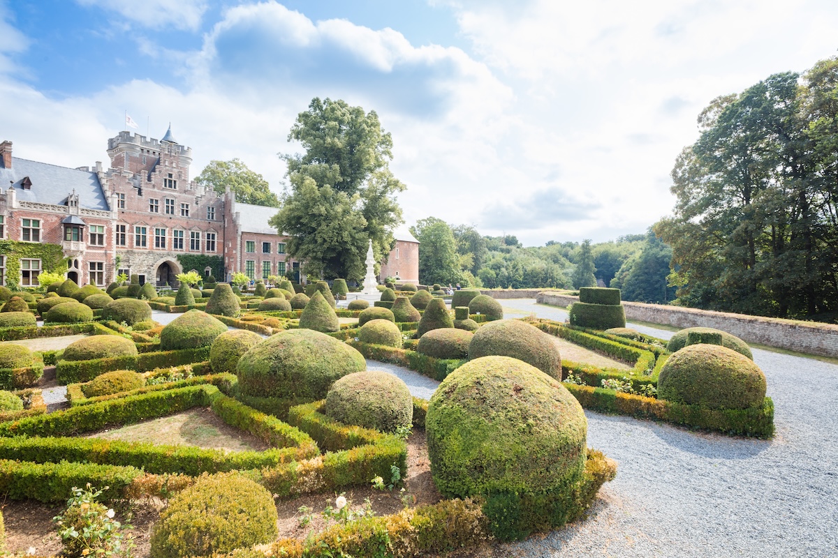 castello Gaasbeek giardino