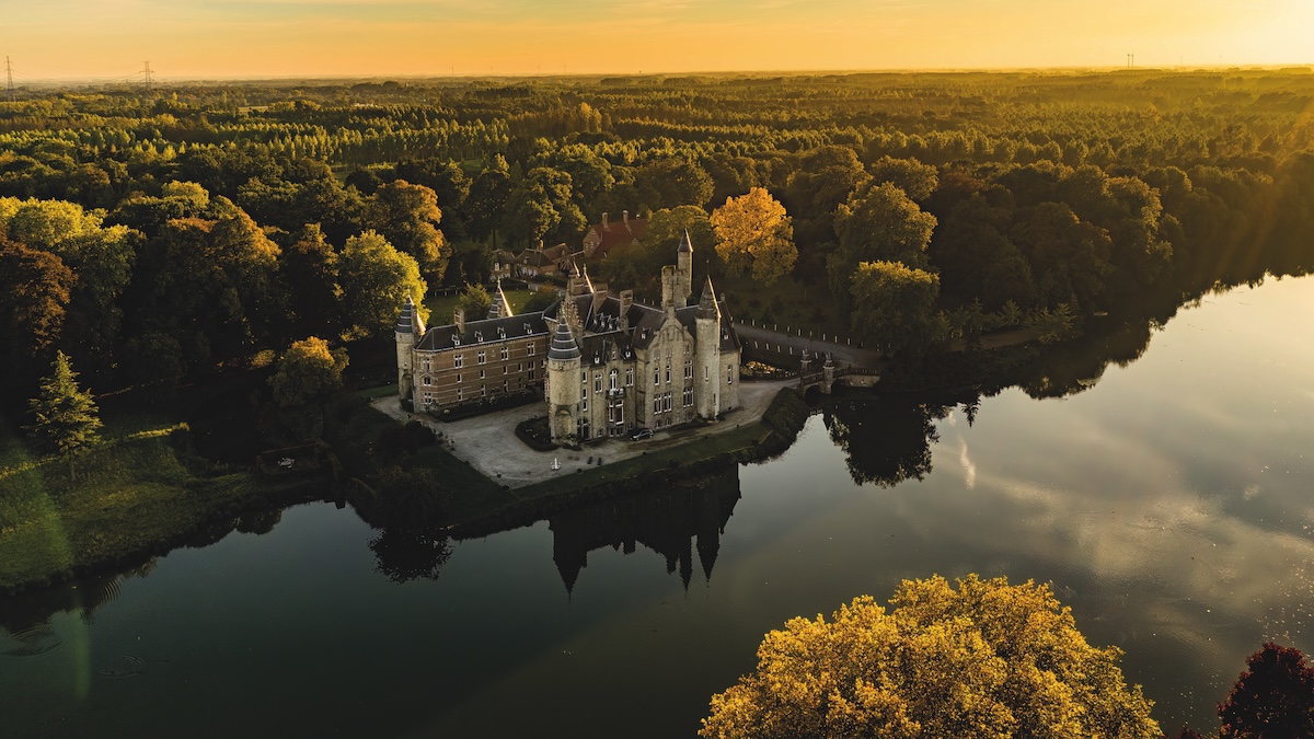 castello van Marnix Sint-Aldegonde - Castle Marnix de Sainte Aldegonde belgio schelda