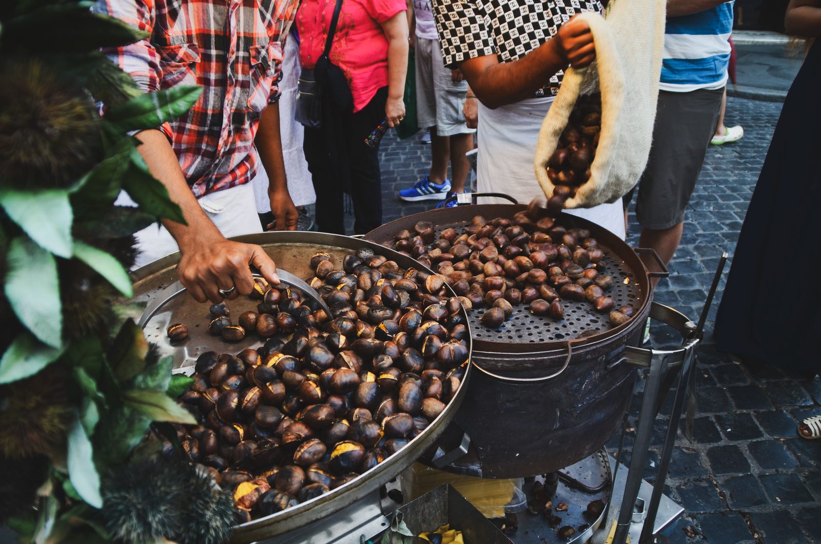 Mercato autunnale di Bled con funghi, castagne e prodotti locali in esposizione Mercato autunnale di Bled con funghi, castagne e prodotti locali in esposizione
