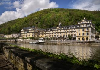 Bad Ems Häckers Grand Hotel with River Lahn UNESCO World Heritage © Sitelookphotos, Günther Bayerl