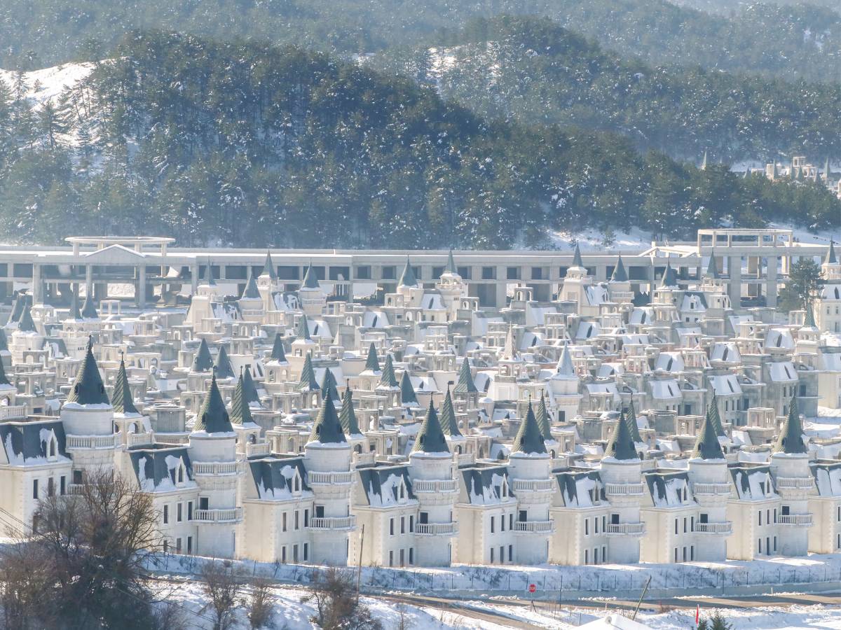 Burj Al Babas in inverno, Turchia