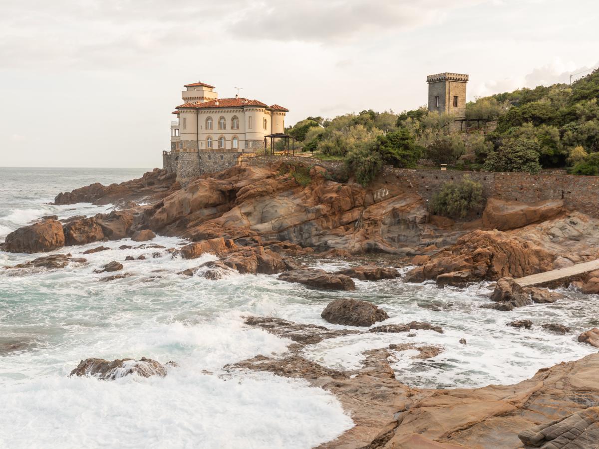 Paesaggio Castello del Boccale in Toscana